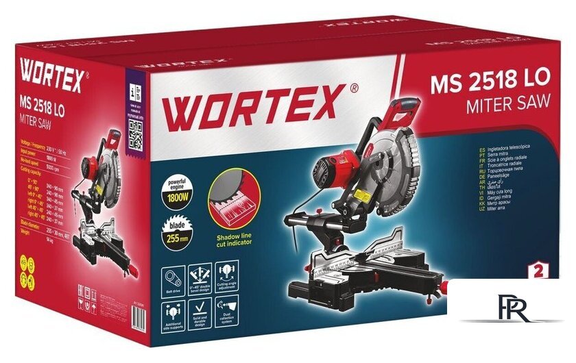 Торцовочная пила Wortex MS 2518 LO 2329001 - Изображение №12 — Интернет-магазин ПроЗаказ