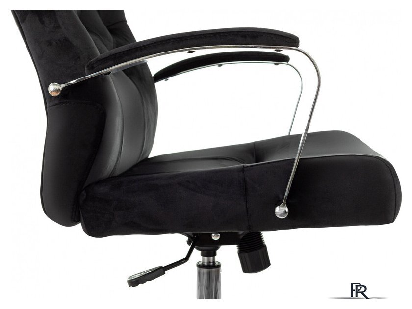 Офисное кресло Бюрократ T-9928SL Fabric (черный Italia Black/крестовина металл хром) - Изображение №7 — Интернет-магазин ПроЗаказ