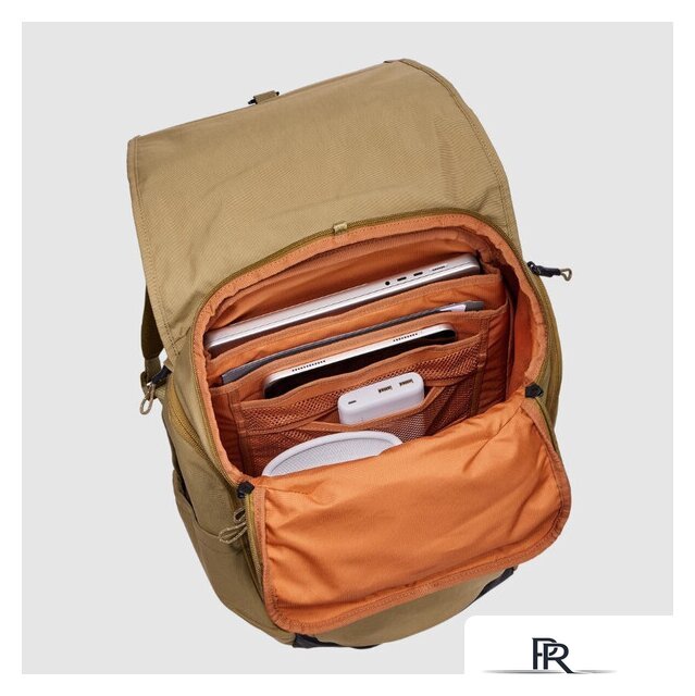 Городской рюкзак Thule Paramount Backpack 27L PARABP3216NUTRIA 3205016 (коричневый) - Изображение №3 — Интернет-магазин ПроЗаказ