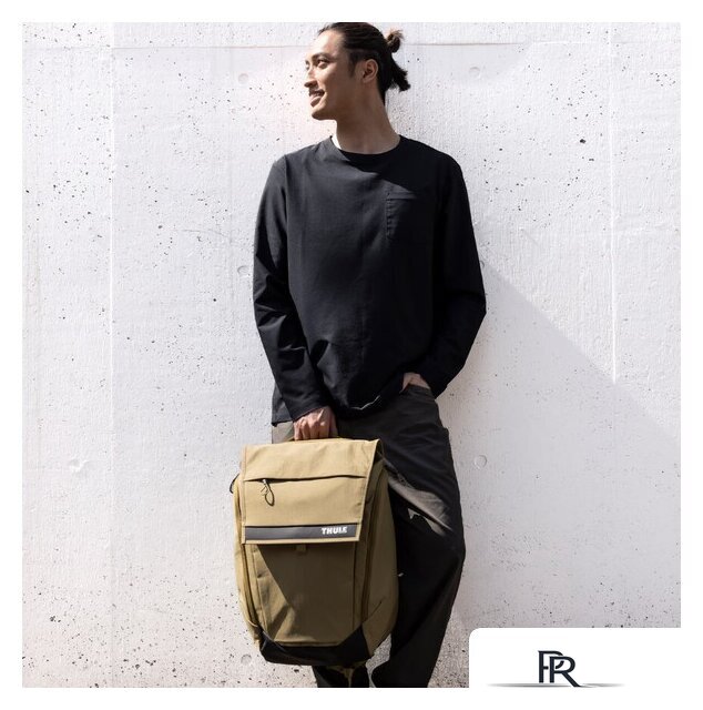 Городской рюкзак Thule Paramount Backpack 27L PARABP3216NUTRIA 3205016 (коричневый) - Изображение №4 — Интернет-магазин ПроЗаказ