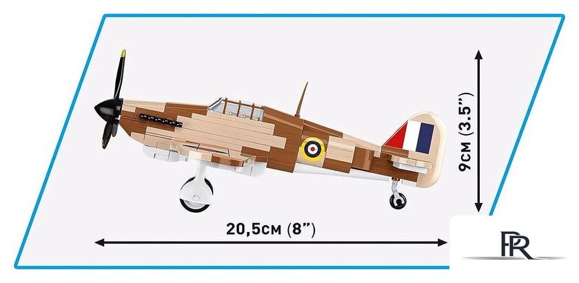 Конструктор Cobi Historical Collection WWII Hawker Hurricane Mk.I - Изображение №7 — Интернет-магазин ПроЗаказ
