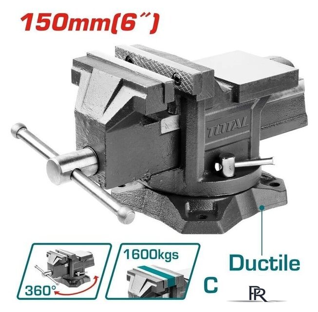 Тиски Total THT6166 - Изображение №1 — Интернет-магазин ПроЗаказ