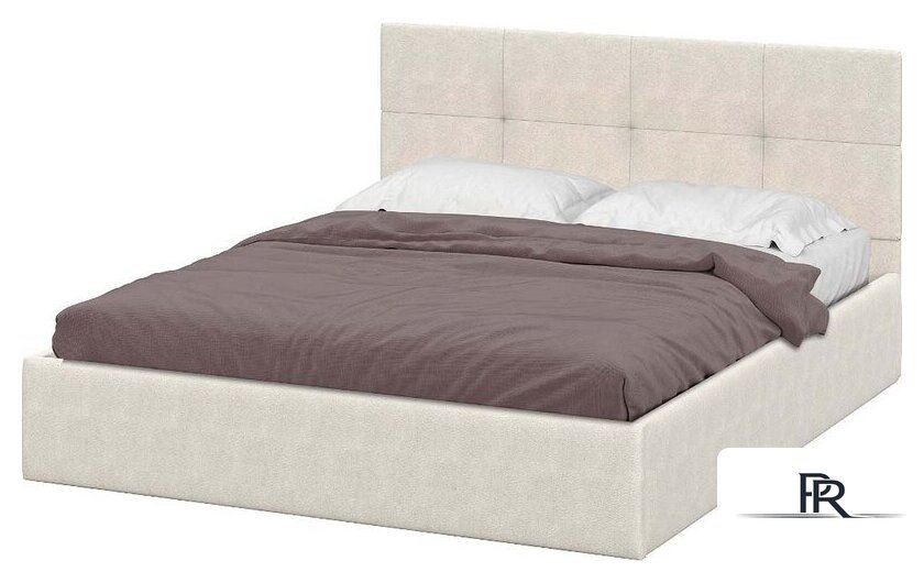 Кровать Mio Tesoro Империал 160x200 (№4/велюр бежевый) - Изображение №1 — Интернет-магазин ПроЗаказ