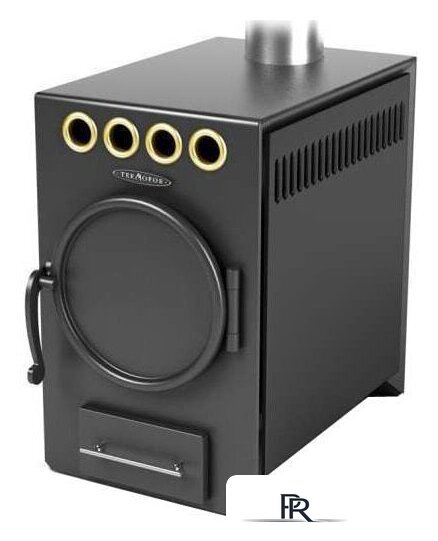 Свободностоящая печь-камин Термофор Нормаль 2 Турбо (ТВ, антрацит) - Изображение №1 — Интернет-магазин ПроЗаказ