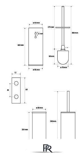 Ершик для унитаза Bemeta Dark 102313060 - Изображение №2 — Интернет-магазин ПроЗаказ