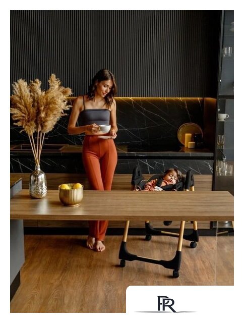 Высокий стульчик Amarobaby Elegant AB23-23EL/09 (черный) - Изображение №7 — Интернет-магазин ПроЗаказ