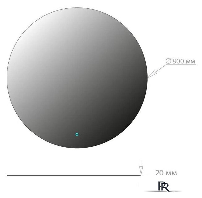  Onika Зеркало Сола 80 Led 208097 - Изображение №3 — Интернет-магазин ПроЗаказ