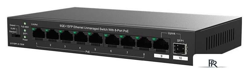 Неуправляемый коммутатор IP-COM G1110PF-8-120W - Изображение №3 — Интернет-магазин ПроЗаказ