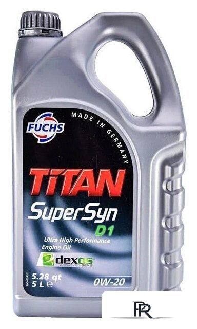 Моторное масло Fuchs Titan Supersyn D1 0W-20 5л - Изображение №1 — Интернет-магазин ПроЗаказ