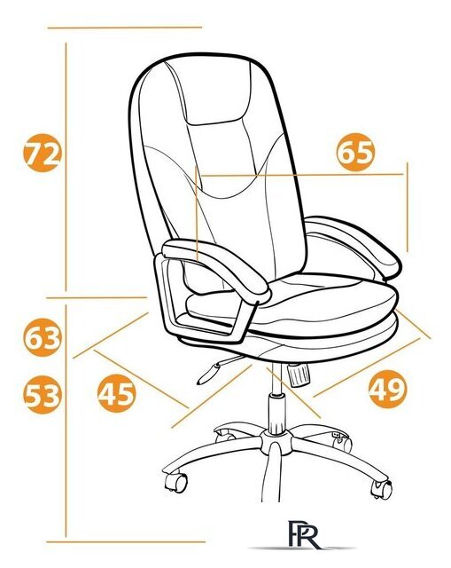 Офисное кресло TetChair Softy LUX (флок, розовый) - Изображение №21 — Интернет-магазин ПроЗаказ