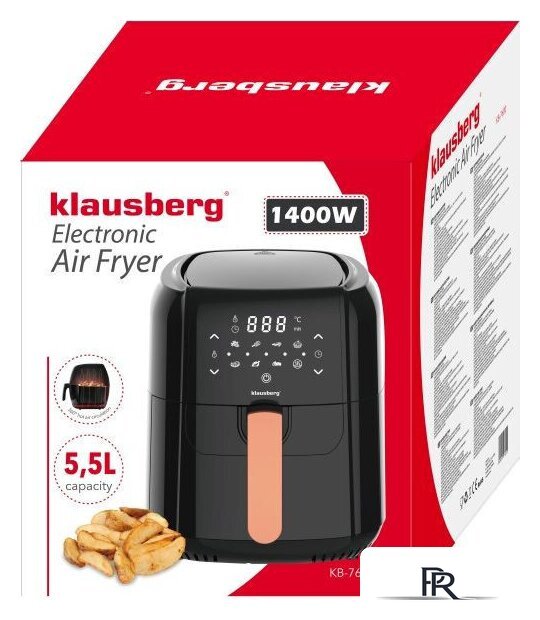 Аэрогриль (аэрофритюрница) Klausberg KB-7600 - Изображение №5 — Интернет-магазин ПроЗаказ