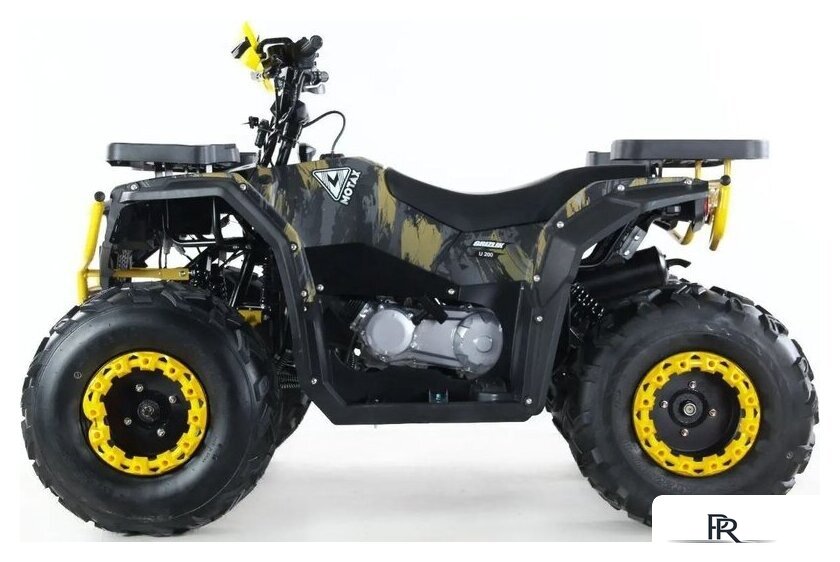 Квадроцикл Motax Grizlik U200 (черный/желтый камуфляж) - Изображение №3 — Интернет-магазин ПроЗаказ