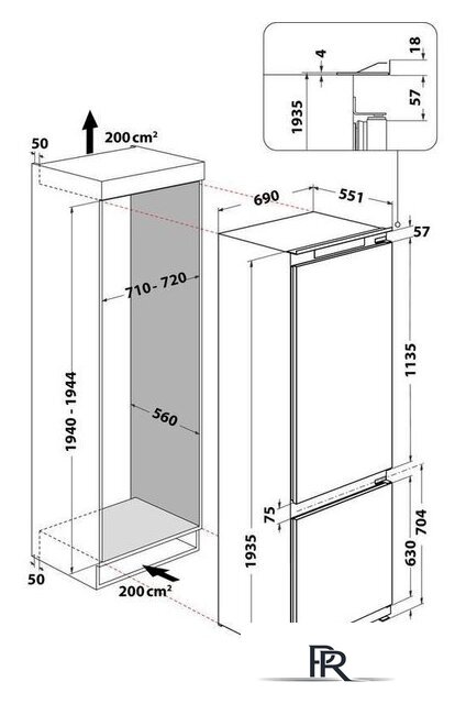 Холодильник Whirlpool WH SP70 T232 P - Изображение №13 — Интернет-магазин ПроЗаказ