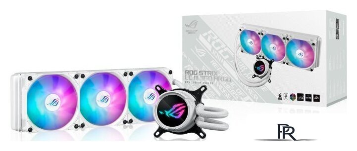 Система жидкостного охлаждения для процессора ASUS ROG Strix LC III 360 ARGB WHT - Изображение №2 — Интернет-магазин ПроЗаказ