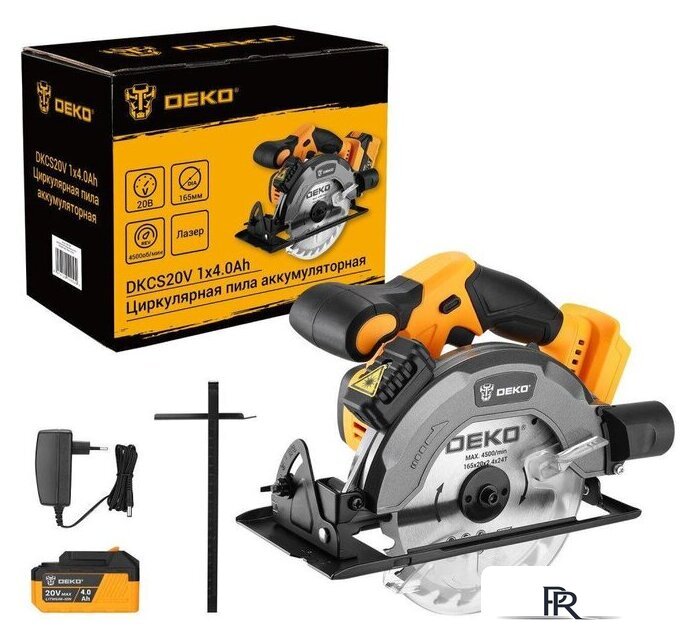 Дисковая (циркулярная) пила Deko DKCS20V 084-1039 (с 1-им АКБ) - Изображение №1 — Интернет-магазин ПроЗаказ