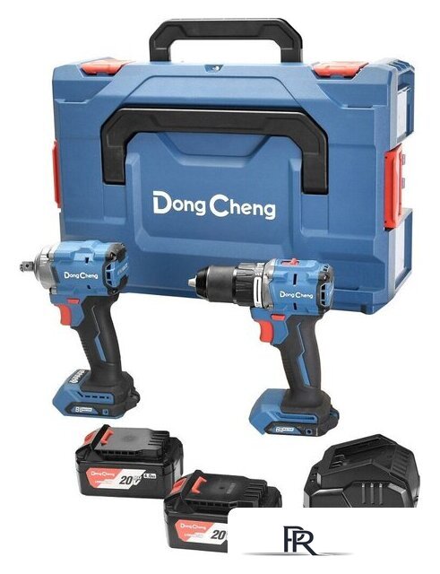  DongCheng DCKIT28 Type EK (шуруповерт, гайковерт, 2 АКБ, кейс) - Изображение №1 — Интернет-магазин ПроЗаказ