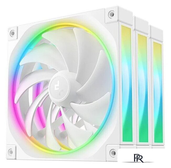 Комплект вентиляторов для корпуса DeepCool FL14 WH 3 IN 1 R-FL14-WHAPN3-G - Изображение №1 — Интернет-магазин ПроЗаказ