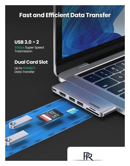 Док-станция Ugreen CM380 80856 - Изображение №5 — Интернет-магазин ПроЗаказ