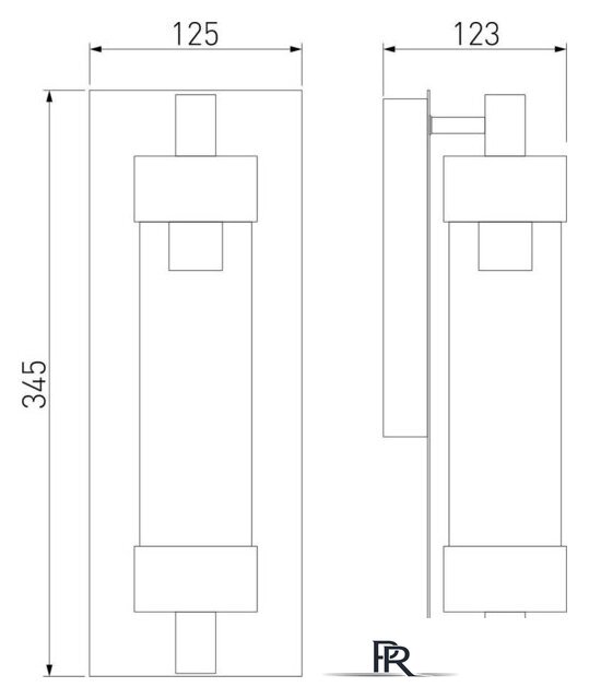 Садовый светильник Elektrostandard Pipe 35151/D (коричневый) - Изображение №3 — Интернет-магазин ПроЗаказ