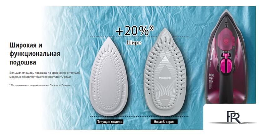 Утюг Panasonic NI-U400CPTW - Изображение №7 — Интернет-магазин ПроЗаказ