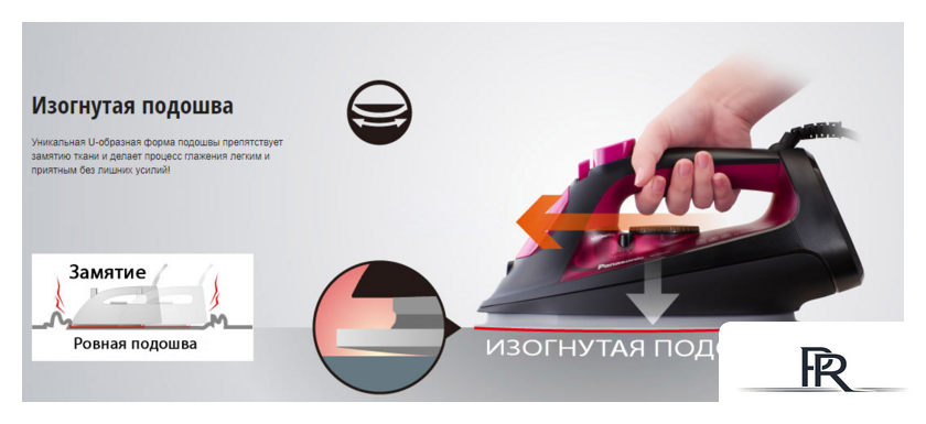 Утюг Panasonic NI-U400CPTW - Изображение №9 — Интернет-магазин ПроЗаказ