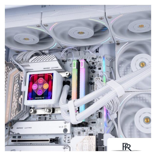 Система жидкостного охлаждения для процессора Thermalright Frozen Vision 360 ARGB V2 (белый) - Изображение №5 — Интернет-магазин ПроЗаказ