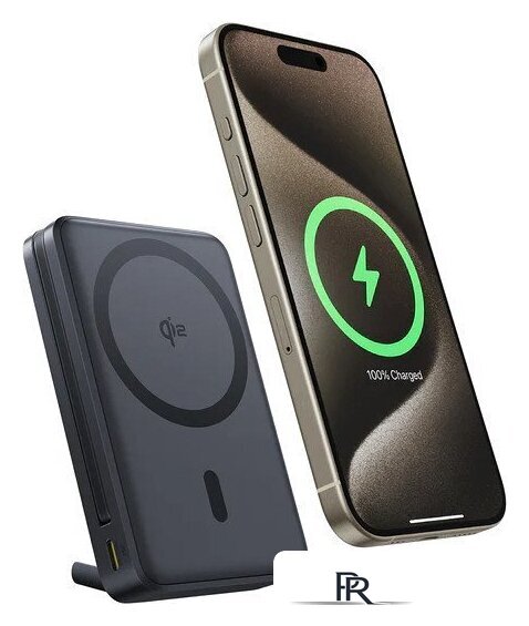 Внешний аккумулятор Baseus Nomos Qi2 Magnetic Power Bank 10000mAh (черный) - Изображение №1 — Интернет-магазин ПроЗаказ