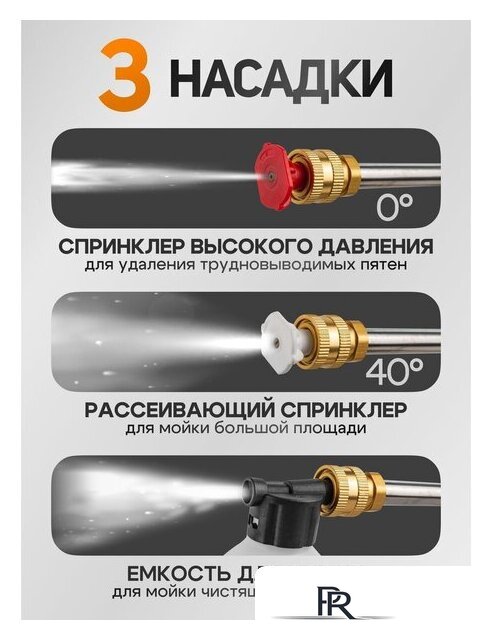 Мойка высокого давления FORSAGE F-PG001 (с 1-им АКБ, кейс) - Изображение №14 — Интернет-магазин ПроЗаказ