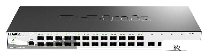 Управляемый коммутатор 2-го уровня D-Link DGS-1210-28XS/ME/B2A - Изображение №1 — Интернет-магазин ПроЗаказ