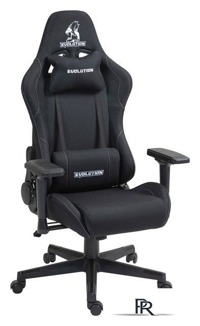 Игровое (геймерское) кресло Evolution Tactic Pro (черный) - Изображение №1 — Интернет-магазин ПроЗаказ