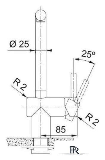 Смеситель Franke Atlas Neo 115.0681.241 (золотая шампань) - Изображение №5 — Интернет-магазин ПроЗаказ