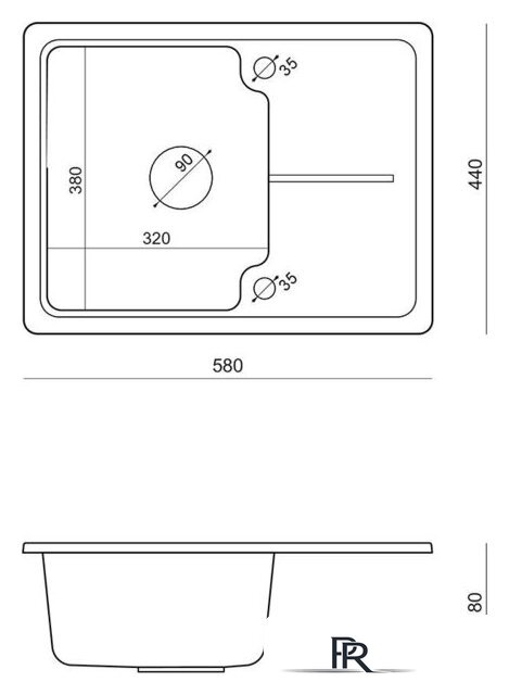 Кухонная мойка Quadron HCQBJ5844SZK - Изображение №5 — Интернет-магазин ПроЗаказ