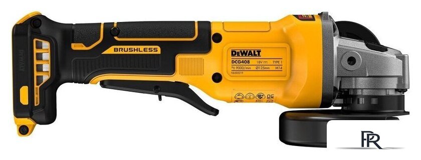 Угловая шлифмашина DeWalt DCG408NT (без АКБ, кейс) - Изображение №3 — Интернет-магазин ПроЗаказ