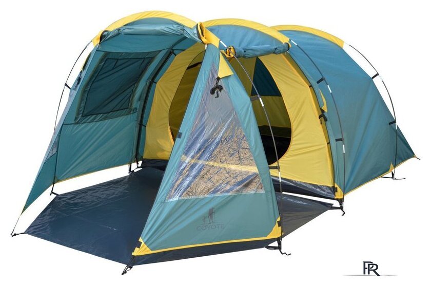 Кемпинговая палатка Coyote Dakota CL-A08-Green (со спальным мешком ZC-SB001 красный) - Изображение №2 — Интернет-магазин ПроЗаказ