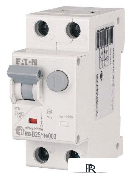 Дифференциальный автомат Eaton HNB-B251N003 1P+N 25А В 6кА 30мА АС 2М 195123 - Изображение №2 — Интернет-магазин ПроЗаказ