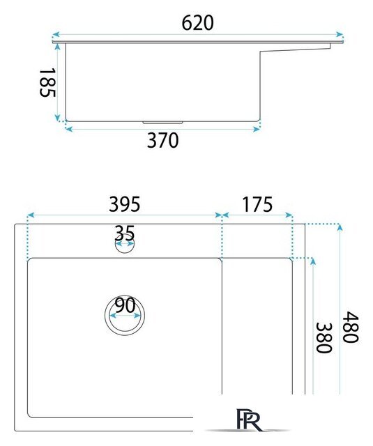 Кухонная мойка Rea Fin ZLE-06018 - Изображение №9 — Интернет-магазин ПроЗаказ