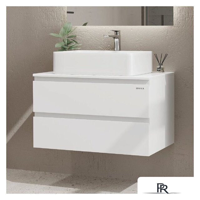  Onika Тумба под умывальник Алеста 80 108065 (белый) - Изображение №2 — Интернет-магазин ПроЗаказ