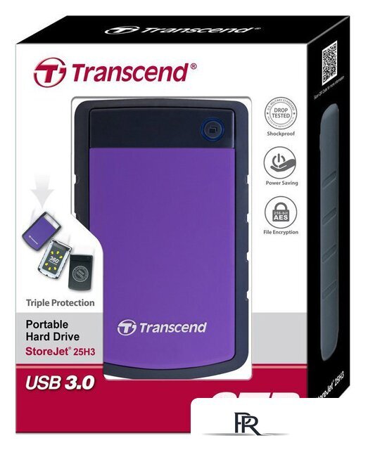 Внешний накопитель Transcend StoreJet 25H3P 2TB (TS2TSJ25H3P) - Изображение №4 — Интернет-магазин ПроЗаказ