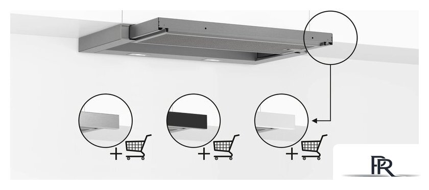 Кухонная вытяжка Bosch Serie 2 DFL063W57 - Изображение №8 — Интернет-магазин ПроЗаказ