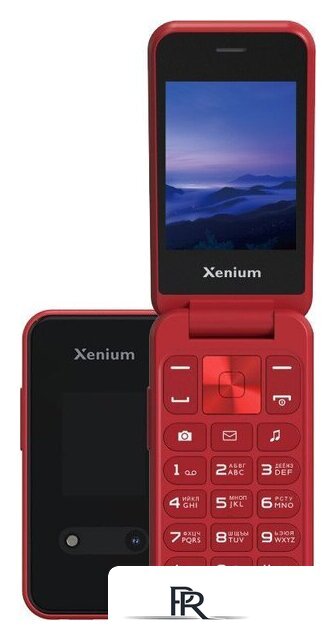 Кнопочный телефон Xenium X680 (красный) - Изображение №1 — Интернет-магазин ПроЗаказ