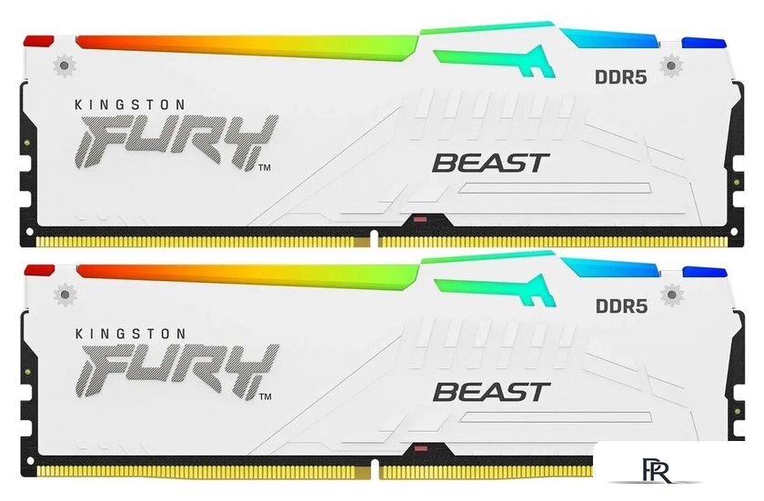 Оперативная память Kingston FURY Beast RGB 2x32ГБ DDR5 6400 МГц KF564C32BWEAK2-64 - Изображение №1 — Интернет-магазин ПроЗаказ