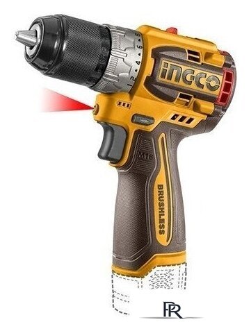 Дрель-шуруповерт Ingco CDLI16682 (с 2-мя АКБ, кейс) - Изображение №2 — Интернет-магазин ПроЗаказ