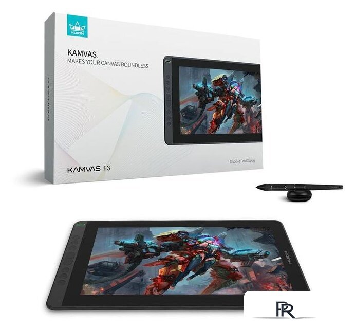 Графический монитор Huion Kamvas 13 (полуночно-зеленый) - Изображение №8 — Интернет-магазин ПроЗаказ