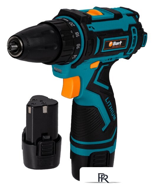 Дрель-шуруповерт Bort BAB-12x2Li-FD (с 2-мя АКБ) - Изображение №1 — Интернет-магазин ПроЗаказ