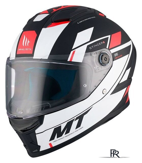 Мотошлем LS2 Stinger 2 Zivze (XL, черный/белый) - Изображение №1 — Интернет-магазин ПроЗаказ