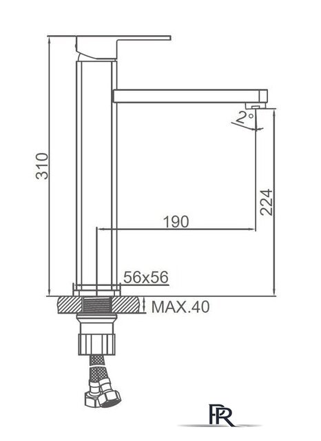 Смеситель Ledeme L1133 - Изображение №2 — Интернет-магазин ПроЗаказ