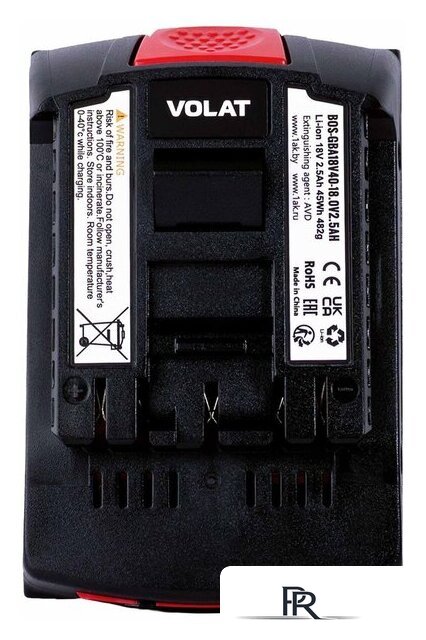 Аккумулятор VOLAT BOS-GBA18V40 (18В/2.5 Ah) - Изображение №2 — Интернет-магазин ПроЗаказ