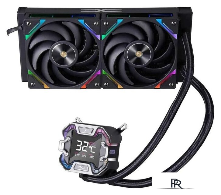 Система жидкостного охлаждения для процессора 1stPlayer X-240E (черный) - Изображение №6 — Интернет-магазин ПроЗаказ