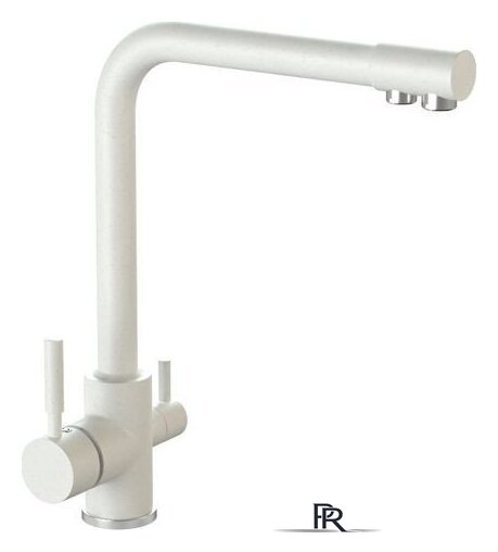 Смеситель MARRBAXX Карельский камень КМ006/G31 (белый) - Изображение №1 — Интернет-магазин ПроЗаказ