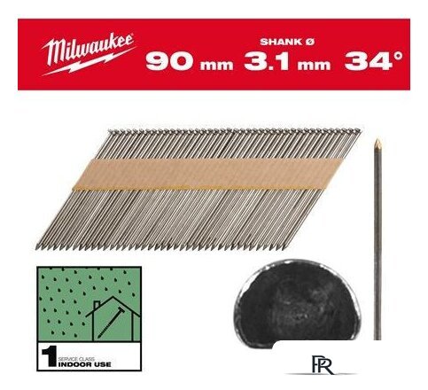 Гвозди для пистолета Milwaukee 4932492598 (2200 шт) - Изображение №1 — Интернет-магазин ПроЗаказ